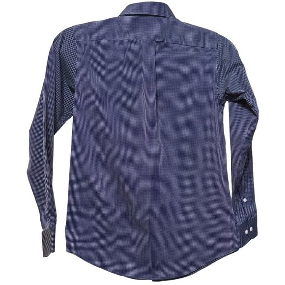 Classic Club Gold Label Boy's Button-Down Shirt Checks Size 10/12 100% Cotton - Picture 2 of 11